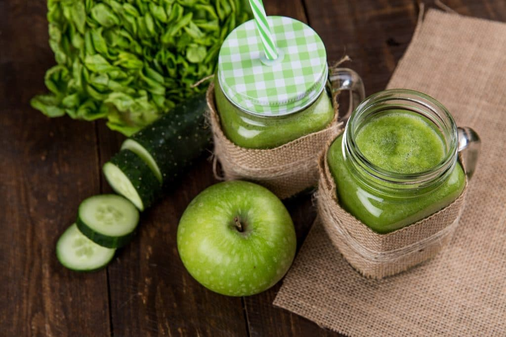 Healthy fruit smoothy & detox drink